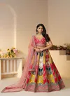 Kf 87 Multi Color Silk Zari Work Bridal Lehenga Wholesale Price In Surat
